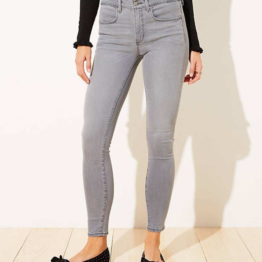 Nwt Loft Petite Cozy Denim Leggings